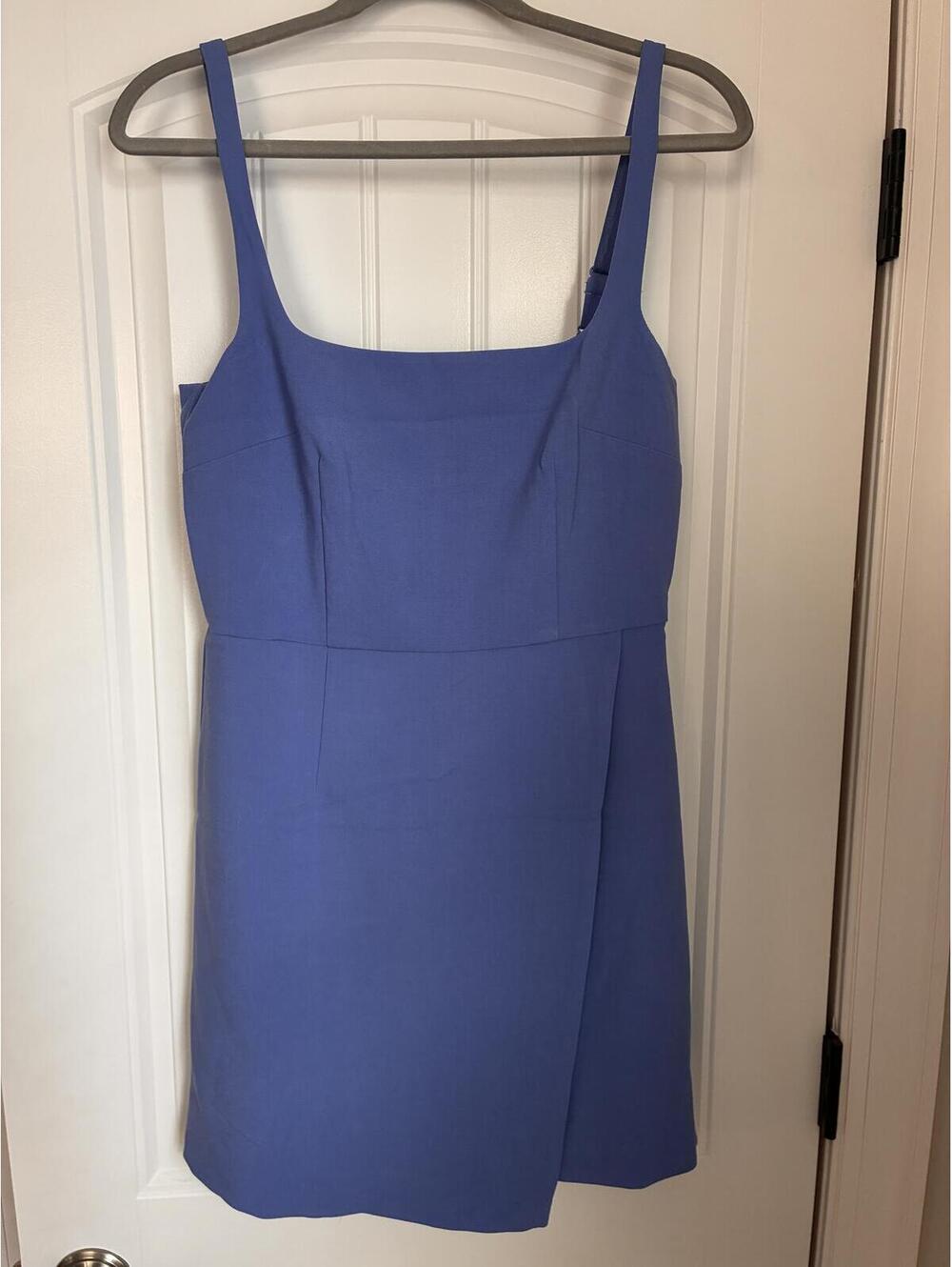 French Connection Blue Sleeveless Fit-and-Flare Dress Size 6 NWT